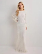 Nelly - Hvit - Crochet Maxi Dress