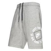 Nike Shorts NSW Fleece JDI - Grå/Hvit