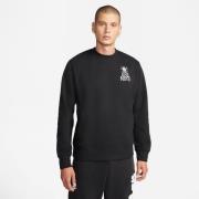 Nike Genser NSW Fleece Crew - Sort/Hvit