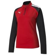 teamLIGA 1/4 Zip Top W Puma Red-Puma Black