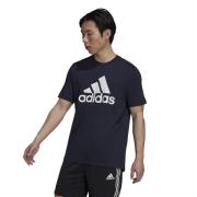 adidas T-Skjorte Designed to Move FeelReady Logo - Navy/Hvit