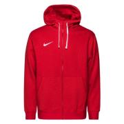 Nike Hettegenser Fleece FZ Park 20 - Rød/Hvit