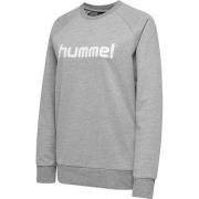 Hummel Go Cotton Logo Genser - Grå Dame