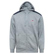 Nike Hettegenser NSW Fleece FZ - Grå/Navy