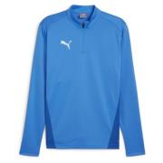 PUMA Treningsgenser teamGOAL 1/4 Glidelås - Electric Blue Lemonade/Hvi...