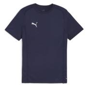 PUMA T-Skjorte teamFINAL Casuals - Navy/Sølv