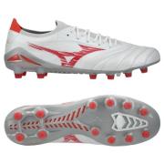 Mizuno Morelia Neo IV Beta Elite FG/AG Charge - Hvit/Radiant Red