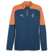 PUMA Treningsgenser 1/4 Glidelås NJR Creativity - Ocean Tropic/Hot Hea...