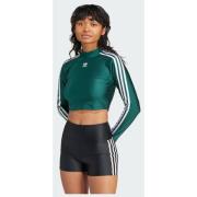 Adidas Original 3-Stripes Cropped Long Sleeve Tee