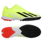 adidas X Crazyfast League Laceless TF Solar Energy - Gul/Sort/Hvit Bar...