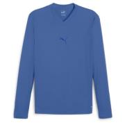 teamGOAL Baselayer Tee LS Electric Blue Lemonade-PUMA Team Royal