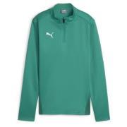 teamGOAL Training 1/4 Zip Top Wmn Sport Green-PUMA White-Power Green