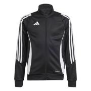 adidas Treningsskjorte Tiro 24 Full Zip - Svart/Hvit Barn