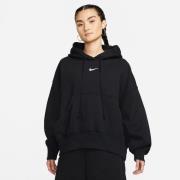 Nike Hettegenser NSW Phoenix Fleece - Sort/Hvit Dame