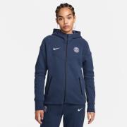 Paris Saint-Germain Hettegenser NSW Tech Fleece FZ - Navy/Hvit Dame