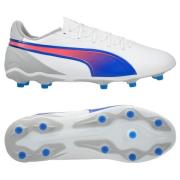 PUMA King Match FG/AG Formula - Hvit/Blå/Flat Light Gray