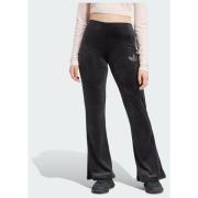 Adidas Original Velvet Pants With Rhinestone Trefoil