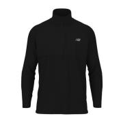 New Balance Løpetrøye Athletics Heat Grid Half Zip - Sort