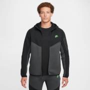 Nike Hettegenser Tech Fleece 24 FZ Windrunner - Sort/Grå/Grønn