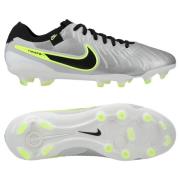 Nike Tiempo Legend 10 Pro FG Mad Voltage - Sølv/Sort/Neon