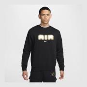 Nike Air Genser Fleece Crew - Sort/Gull