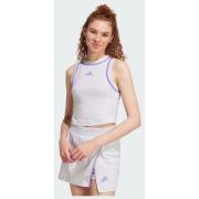 Adidas Essentials Color-Pop Cotton Crop Tank Top