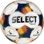 Select Fotball Brillant Replica V25 3F Superliga - Hvit/Oransje