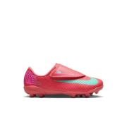 Nike Mercurial Vapor 16 Club Velcro MG Mad Energy - Rød/Grønn Barn