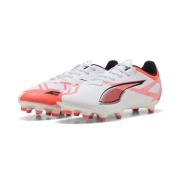 PUMA Ultra 5 Play FG/AG Unlimited - Hvit/Sort/Glowing Red