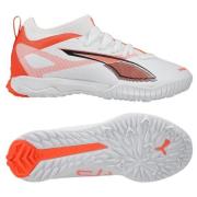 PUMA Ultra 5 Match TT + Mid Unlimited - Hvit/Sort/Glowing Red Barn