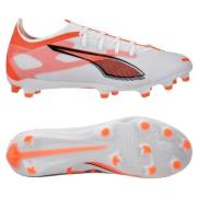 PUMA Ultra 5 Match FG/AG Unlimited - Hvit/Sort/Glowing Red