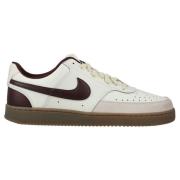 Nike Sneaker Court Vision Low - Hvit/Khaki/Bordeaux