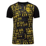 Dortmund Trenings T-Skjorte Pre Match - Sort/Faster Yellow