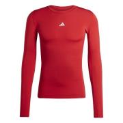 adidas Baselayer Techfit - Rød L/S