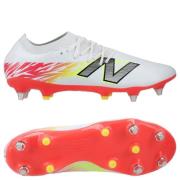 New Balance Furon V8 Pro SG Flash Point - Hvit/Rød/Sølv