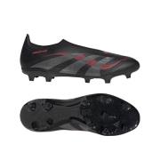 adidas Predator League Laceless FG/AG Stealth Victory - Sort/Grå/Lucid...