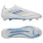 adidas F50 Elite FG Polar Victory - Fottøy Hvit/Sølv Metallisk/Blå