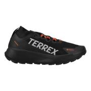 adidas Løpesko Terrex Agravic Gore-Tex - Svart/Grå To/Oransje