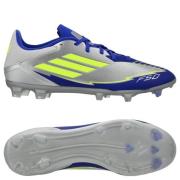 adidas F50 Messi League FG/AG La Vida Rapida - Sølv/Gul/Lucid Blue