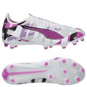 PUMA Ultra 5 Match FG/AG Forever - PUMA White/Ren magenta/Grå/PUMA Sva...