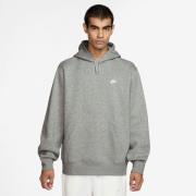 Nike Hettegenser Club - Grå/Grå/Hvit