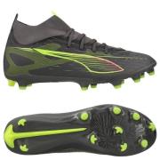 PUMA Ultra 5 Match + FG/AG Audacity - Matte Aged Sølv/Gul/Sølv Kvinner