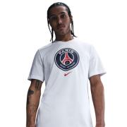 Paris Saint Germain T-skjorte Crest - Hvit