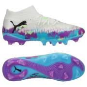 PUMA Future 8 Pro FG/AG Brilliance - PUMA White/Fizzy Apple/Bright Aqu...