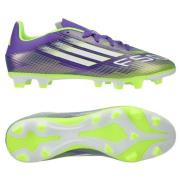 adidas F50 Club FxG Radiant Blaze - Lilla/Fottøy Hvit/Lucid Sitron
