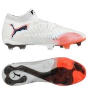 PUMA Future 8 Ultimate FG Untamed - PUMA White/PUMA Svart/Glødende rød