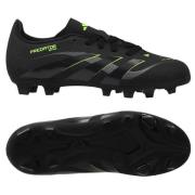 adidas Predator Club FxG Electric Stealth - Svart/Grå/Lucid Sitron Bar...