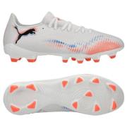 PUMA Future 8 Play FG/AG Untamed - PUMA White/PUMA Svart/Glødende rød ...