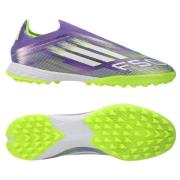 adidas F50 Pro Laceless TF Radiant Blaze - Lilla/Fottøy Hvit/Lucid Sit...