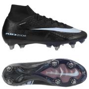 Nike Air Zoom Mercurial Superfly 10 Elite SG-PRO Shadow - Svart/Isblå